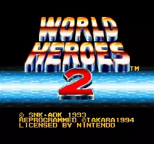 Image n° 4 - screenshots  : World Heroes 2